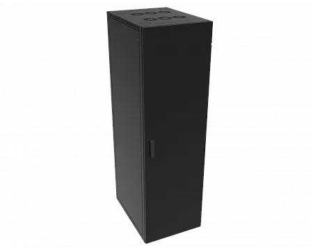 Шкаф телекоммуникационный напольный МИКсистем серия ECO+ 19" 48U 600*800 дверь металл черный